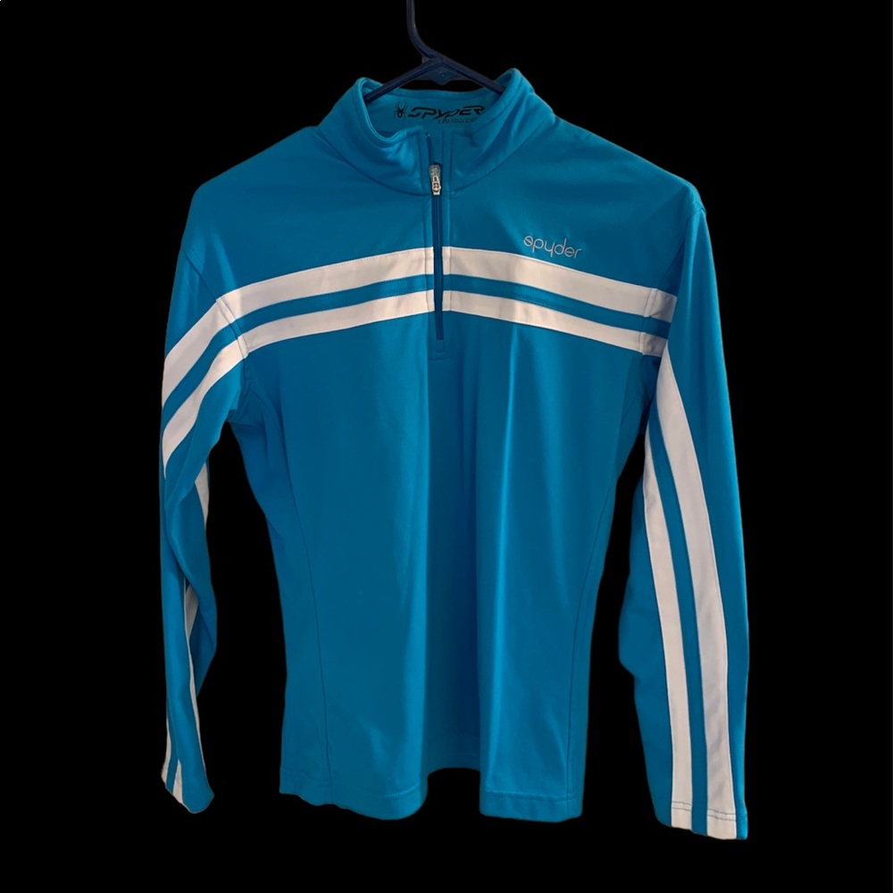 Girls half zip ski sweater